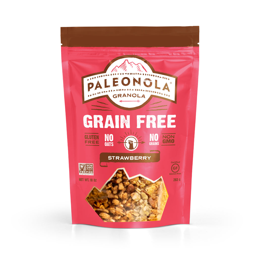 Strawberry Grain-Free Granola: A Healthy Shortcake for Breakfast